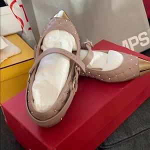Valentino Ballerina with studs shoes